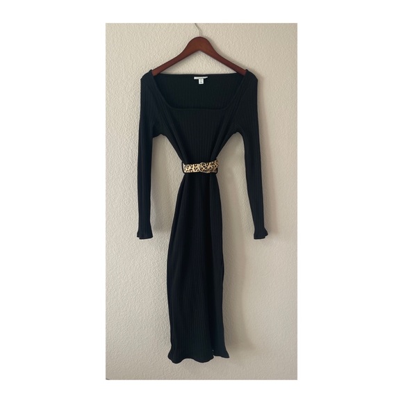 Top Shop Ribbed Midi Dress - Picture 4 of 9